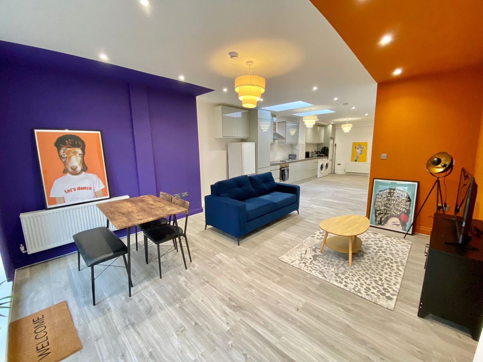 5-bed short-let interior